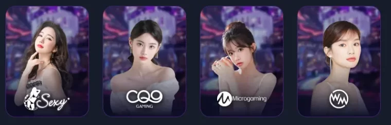 PHCROWN live casino games on mobile screen via app